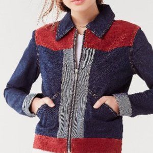 Urban Outfitters Western Cropped Retro Rockabilly Hipster Punk Trucker Jacket XS